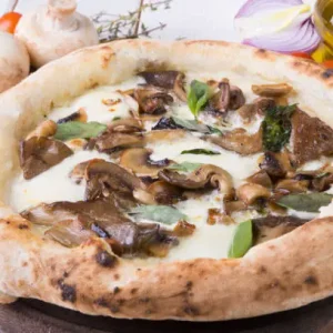 Gluten-Free Mushroom and Ricotta Pizza