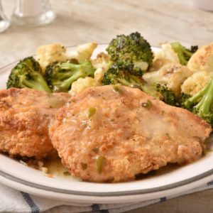 Parmesan Chicken with Broccoli