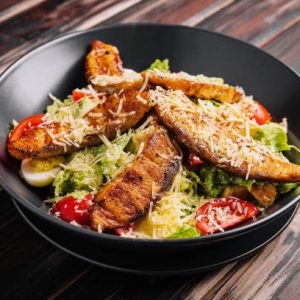 Air-Fryer-Mediterranean-Chicken-Milanese-with-Crisp-Salad