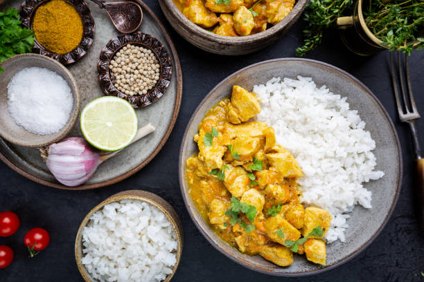 Coconut lime chicken curry