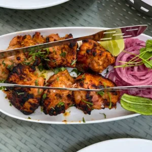 Lemon Pepper Chicken Skewers