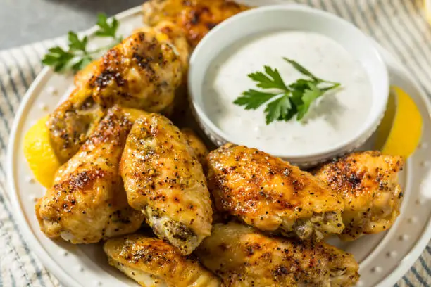 Lemon Pepper Chicken Wings