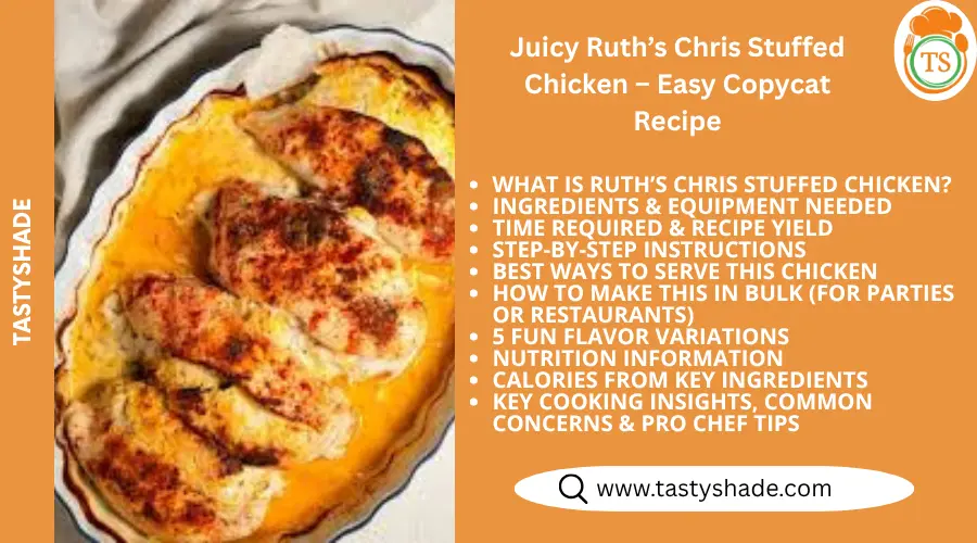 Ruth's chris stuffed chicken