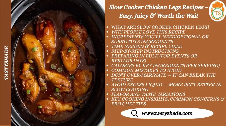 slow cooker chicken legs