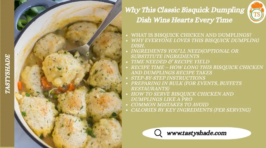 Bisquick Dumpling Dish