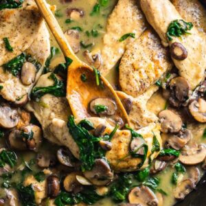 Chicken Spinach and Mushroom Recipe